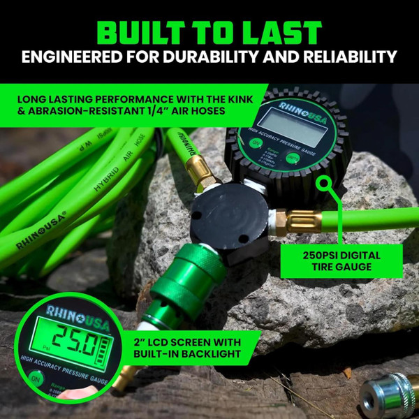 アオ Rhino USA 4-Wheel Tire Inflation/Deflation System