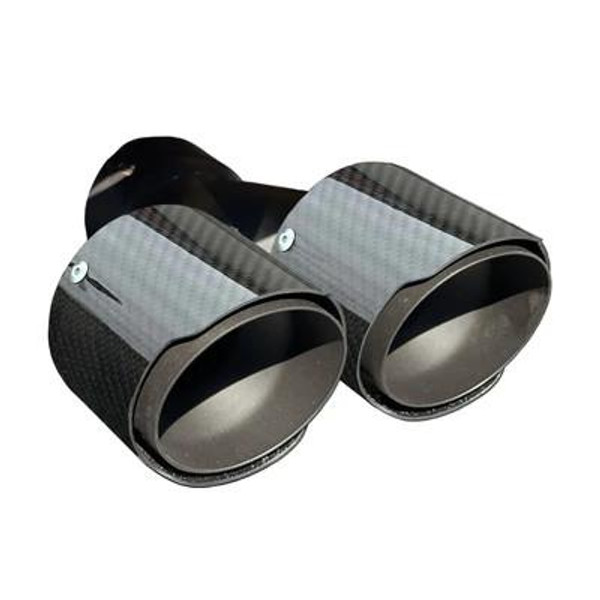 RPM Powersports Maverick R Carbon / Colored Dual Exhaust Tips  UTVS0109027-MAIN RPM Powersports Maverick R Carbon / Colored Dual Exhaust Tips  UTVS0109027-MAIN