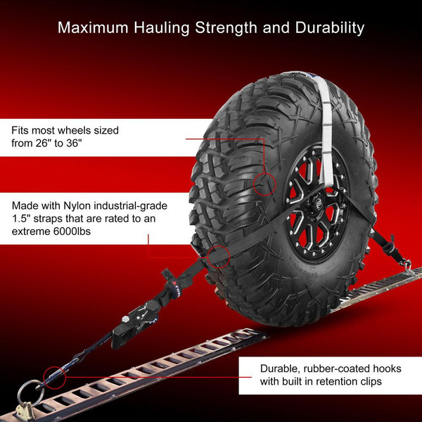 Tusk 4-Wheel Tire Bonnet Kit  UTVS0111111