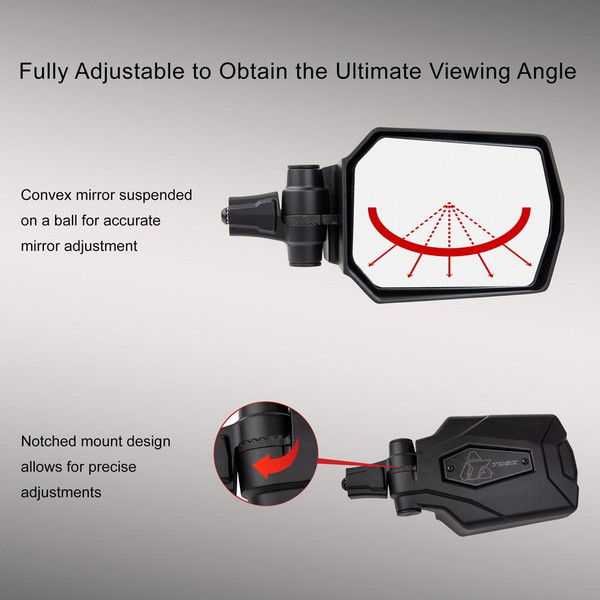 Tusk Polaris RZR XP 1000 / XP4 1000 Pivot Folding Mirror Kit  UTVS0111169