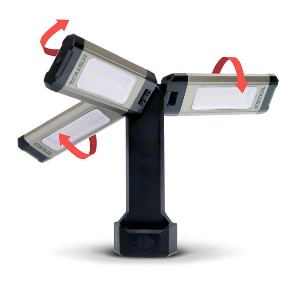 Risk Racing TRi-Mobile Work Light with Tripod - Portable Rechargeable Shoplight  UTVS0111505