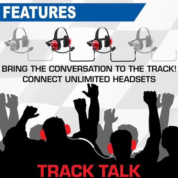 Rugged Radios H80 Track Talk Linkable Intercom Headset  UTVS0111615-MAIN