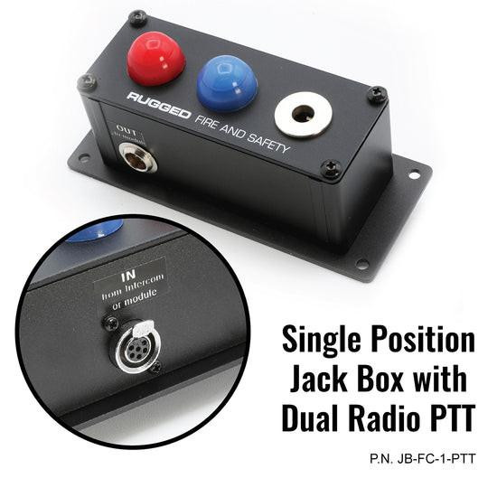 Rugged Radios Jack Box Headset Stations for RRP800 Fire & Safety Intercoms  UTVS0111702-MAIN