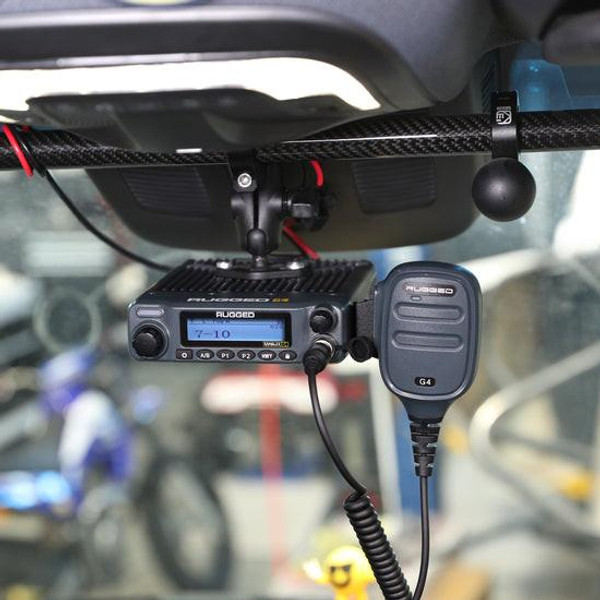Rugged Radios Rambler G4 High Power GMRS Mobile Radio Kit with External Speaker - Radio Kit Plus  UTVS0111729
