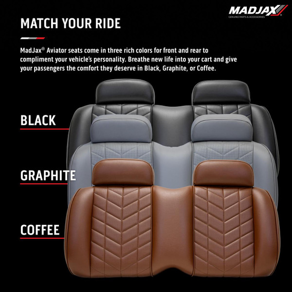 MadJax Aviator Club Car Precedent/Tempo/Onward Front Seat Cushions  UTVS0112094-MAIN