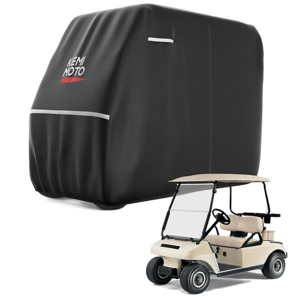 Kemimoto EZGO Club Car 2 Passenger Heavy-Duty Golf Cart Cover  UTVS0113227 Kemimoto EZGO Club Car 2 Passenger Heavy-Duty Golf Cart Cover  UTVS0113227