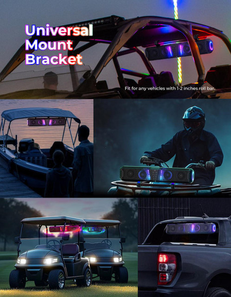 Kemimoto Midnight 60 Marine Sound Bar  UTVS0113232-MAIN