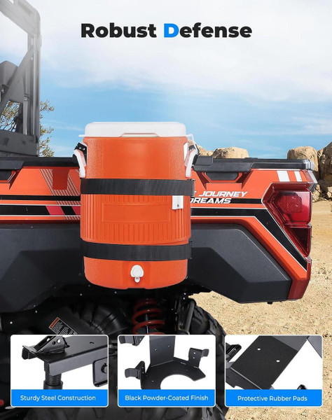 Kemimoto Polaris General Steel Water Cooler Rack  UTVS0113345 Kemimoto Polaris General Steel Water Cooler Rack  UTVS0113345