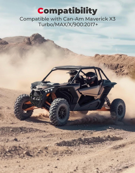 Kemimoto Can-Am Maverick X3 / X3 MAX Spotlight Ready Front Bumper  UTVS0113896
