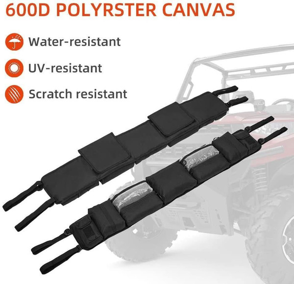 Kemimoto Universal UTV Roll Cage Organizer Storage Bag  UTVS0114188 Kemimoto Universal UTV Roll Cage Organizer Storage Bag  UTVS0114188