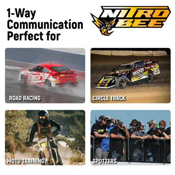Rugged Radios Nitro Bee Xtreme UHF Race Receiver  UTVS0117905 Rugged Radios Nitro Bee Xtreme UHF Race Receiver  UTVS0117905