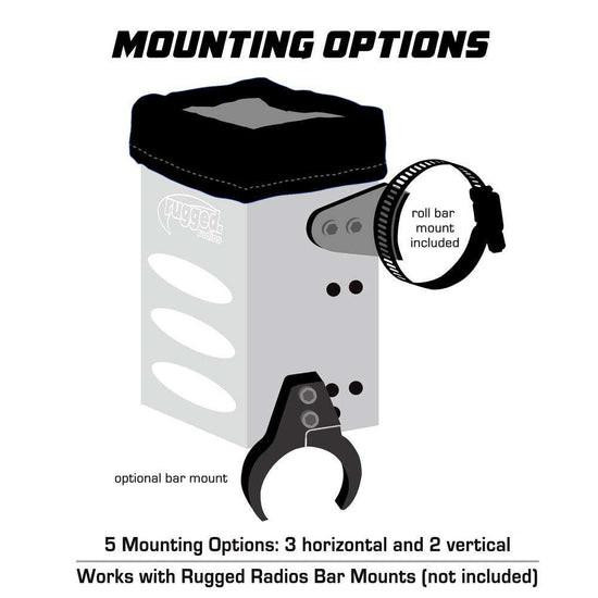 Rugged Radios Handheld Radios Universal Mounting Aluminum Radio Box  UTVS0117982