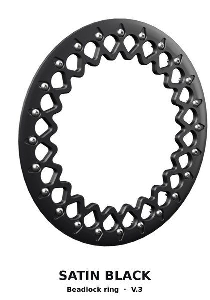 Packard Performance Impact Midnight Series Flow Forged UTV Wheel (Beadlock)