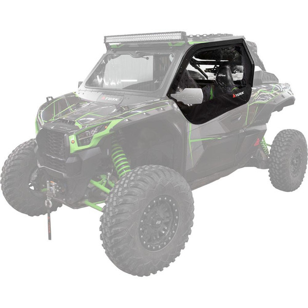 パーツ K Tusk Kawasaki Teryx KRX 1000 Zipperless Upper Door Kit
