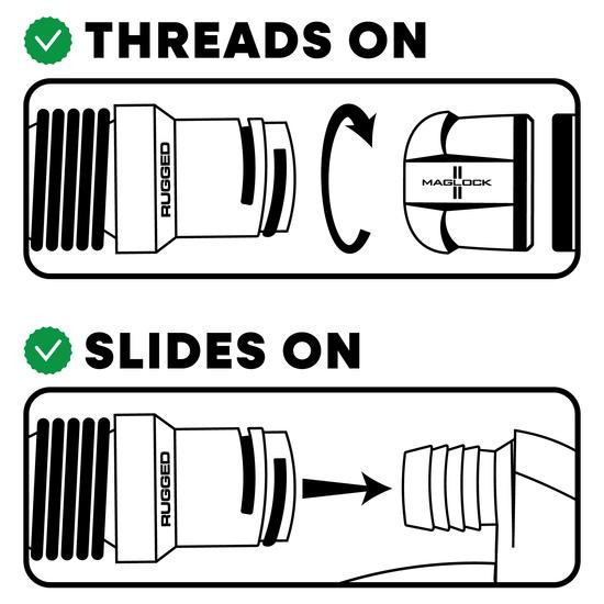 Rugged Radios Ultra Flex Expandable Helmet Air Pumper Hose  UTVS0117615-MAIN