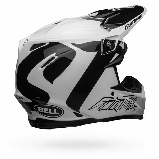 Bell Helmets Moto-9 Flex XS Fasthouse Newhall Gloss White/Black BL-7122669