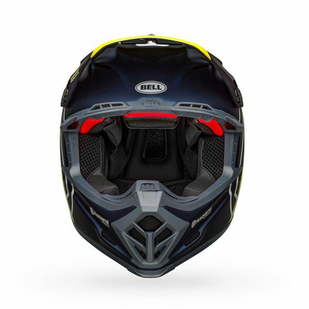 Bell Helmets Moto-9 Flex Large Husqvarna Gotland Gloss Matte/Gloss Blue/Hi-Viz BL-7122600