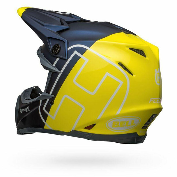 Bell Helmets Moto-9 Flex Large Husqvarna Gotland Gloss Matte/Gloss Blue/Hi-Viz BL-7122600