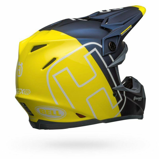 Bell Helmets Moto-9 Flex Large Husqvarna Gotland Gloss Matte/Gloss Blue/Hi-Viz BL-7122600
