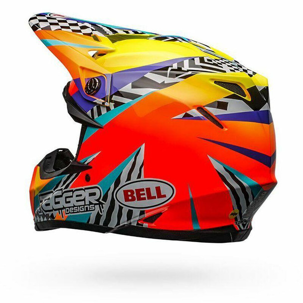 Bell Helmets Moto-9 MIPS XL Tagger Breakout Gloss Orange/Yellow BL-7109889