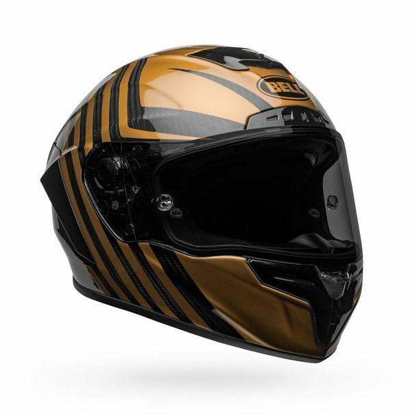 Bell Helmets Race Star Flex DLX (Small) (Gloss Black/Gold) Bell Helmets UTVS0010519 UTV Source