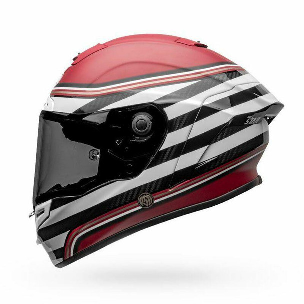 Bell Helmets Race Star Flex DLX RSD the Zone Large White/Candy Red BL-7110266