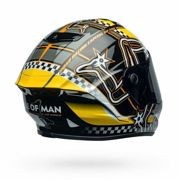 Bell Helmets Star DLX MIPS Isle of Man Small Gloss Black/Yellow BL-7114545