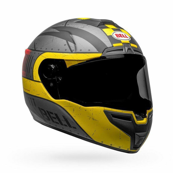 Bell Helmets SRT (Devil May Care) (Small) (Gray/Yellow) Bell Helmets UTVS0010747 UTV Source