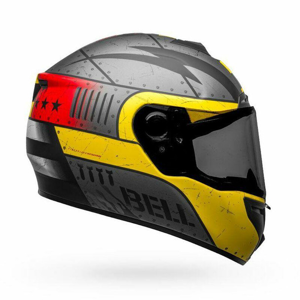 Bell Helmets SRT Devil May Care Medium Gray/Yellow BL-7121756