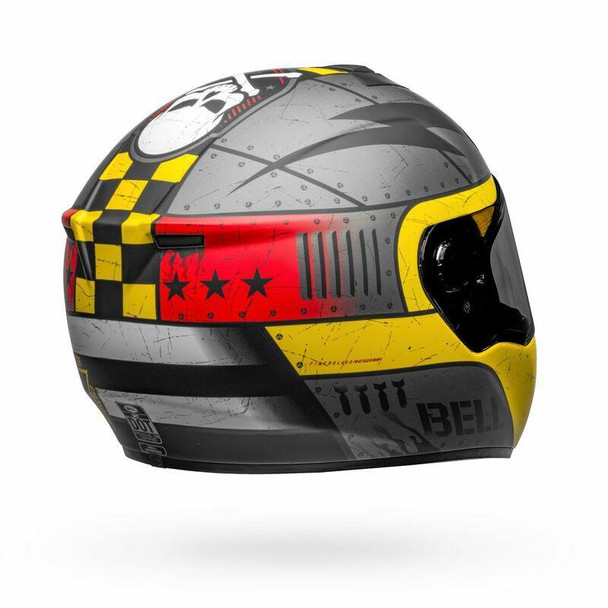 Bell Helmets SRT Devil May Care XL Gray/Yellow BL-7121758