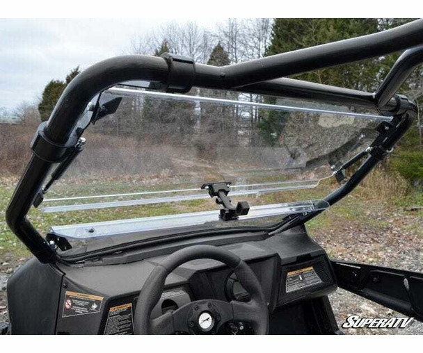 SuperATV Arctic Cat Wildcat Trail Sport Scratch Resistant Flip Windshield (FWS-AC-T-70#SP)