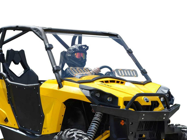 SuperATV Can-am Commander Scratch-resistant Vented Full Windshield SuperATV UTVS0011589 UTV Source