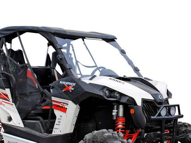 SuperATV Can-am Maverick Scratch Resistant Full Windshield SuperATV UTVS0011598 UTV Source