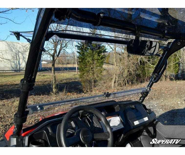 SuperATV Honda Pioneer 1000 Windshield Flip Scratch-Resistant FWS03-001-70