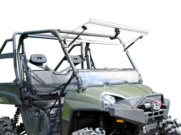 SuperATV Polaris Ranger 500 Windshield (Flip) (Scratch Resistant) SuperATV UTVS0011642 UTV Source