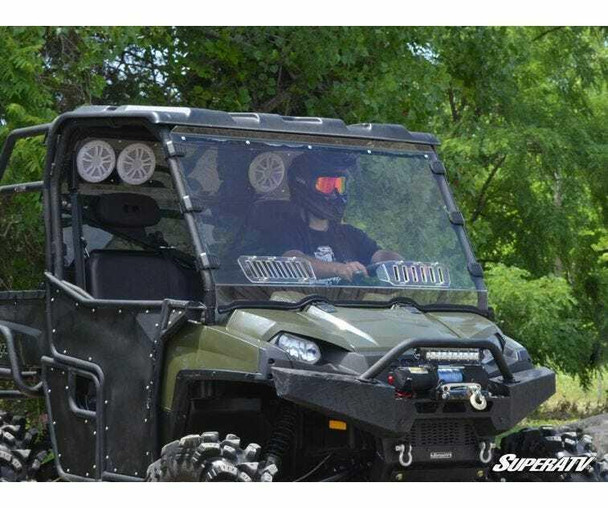 SuperATV Polaris Ranger 800 Windshield Vented Full Scratch Resistant WS-P-RAN-09XP-V-70