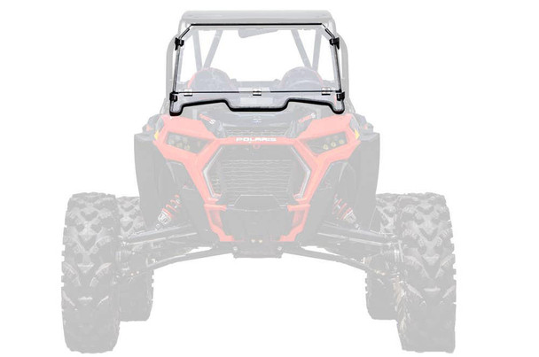 SuperATV RZR XP Turbo S Windshield (Flip Down) (Scratch Resistant) SuperATV UTVS0011680 UTV Source