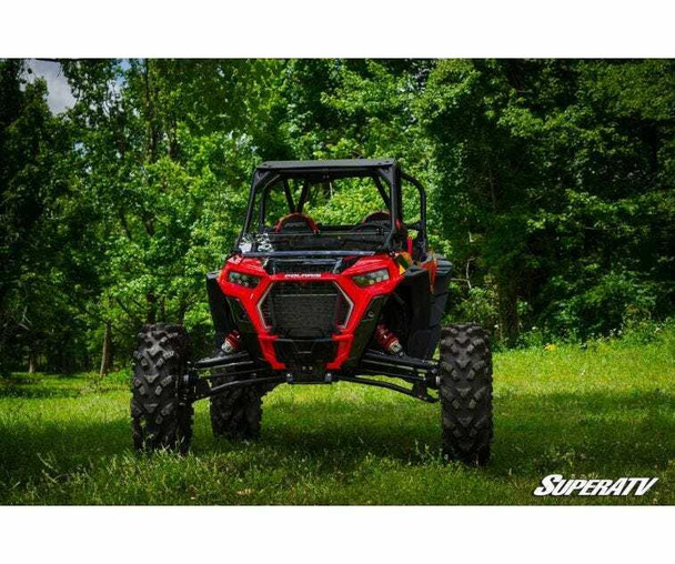 SuperATV RZR XP Turbo S Windshield Flip Down Scratch Resistant FDWS-P-RZRXPTS-70