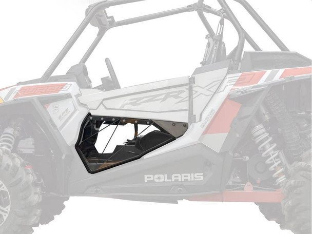 SuperATV RZR XP Turbo Clear Lower Doors SuperATV UTVS0011852 UTV Source