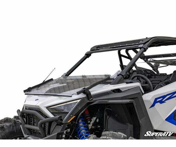 SuperATV RZR PRO XP Windshield (Flip Down) (Scratch Resistant) SuperATV UTVS0012882 UTV Source