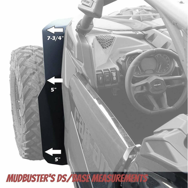 MudBusters Can-Am Maverick X3 64 DS Fender Flares UTVS0012934