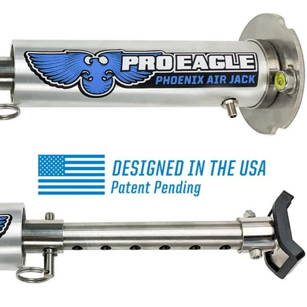 Pro Eagle Phoenix Co2 Air Bottle Jack (Silver) (AJX1-SL)