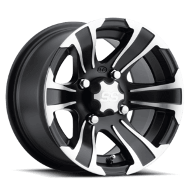 ITP Tires SS Alloy SS312 UTV Wheel (14x8) (4x110) (Black) ITP Tires UTVS0013563 UTV Source