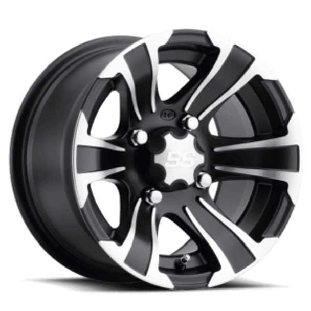 ITP Tires SS Alloy SS312 UTV Wheel (14x8) (4x137) (Black) ITP Tires UTVS0013566 UTV Source