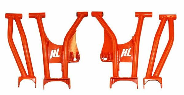 High Lifter 2016-21 Polaris General 1000 Rear Raked Lower Control Arms Red MCRRA-GEN1-R