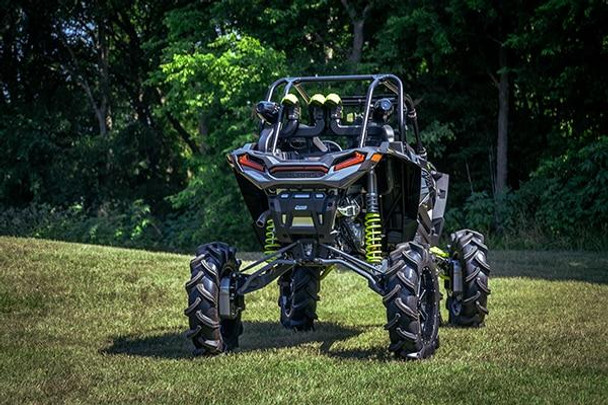 High Lifter 2016-21 Polaris RZR XP 1000 Lower Arched Radius Bar Kit Orange w/ Spherical Bearings HDRB-RZR1-O1-SBI