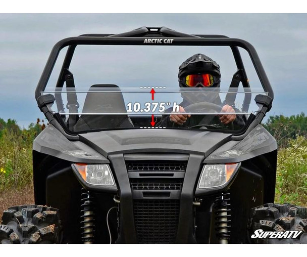 SuperATV Arctic Cat Wildcat Trail Half Windshield HWS-AC-T-70