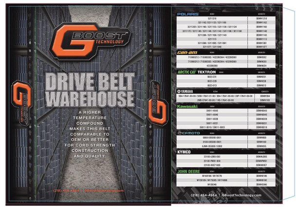 GBoost Technology Polaris Warehouse Drive Belt DBWH1143 DBWH1143