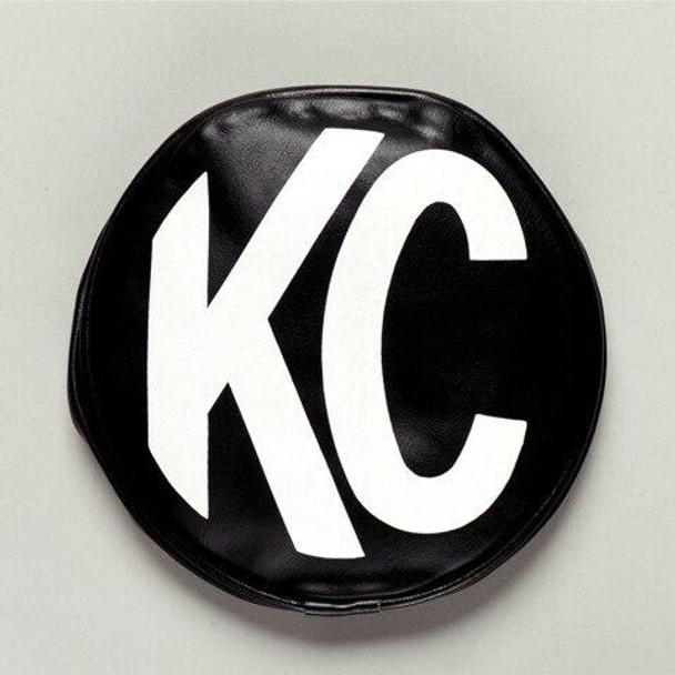 KC HiLiTES 5" Vinyl Cover (Black with White Logo) KC HiLiTES UTVS0001986 UTV Source