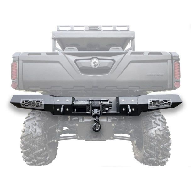 Thumper Fab Can-Am Defender Winch Ready Rear Bumper Black TF040601-BK